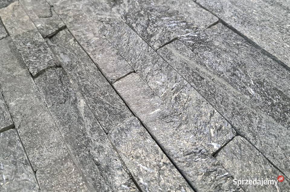 Kamień naturalny Quartz Czarny 10 x 35 0385 m2 Warszawa