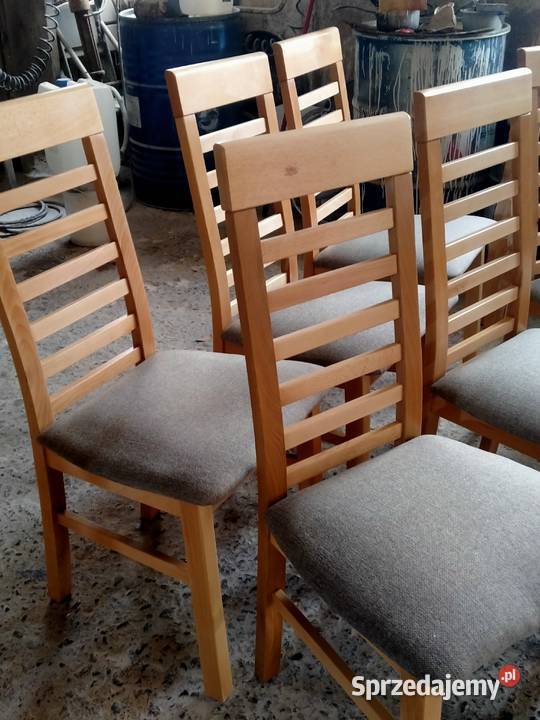 Nowoczesne krzesła bukowe