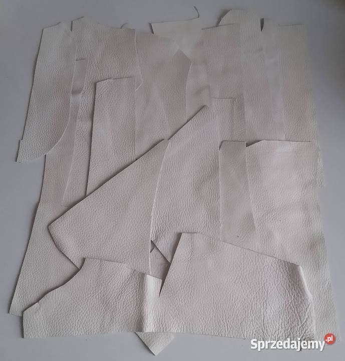 Skóra 395 g Licowa Włoska średnie i małe kawałki sprzedam