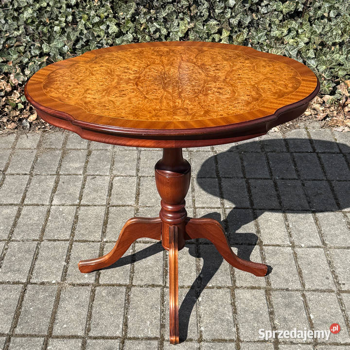 ARTexpert Stół stolik kawowy owalny Ludwik