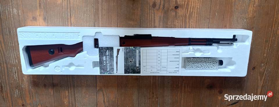 Karabin Airsoft Asg Mauser 98k firmy ST Łuszczacz