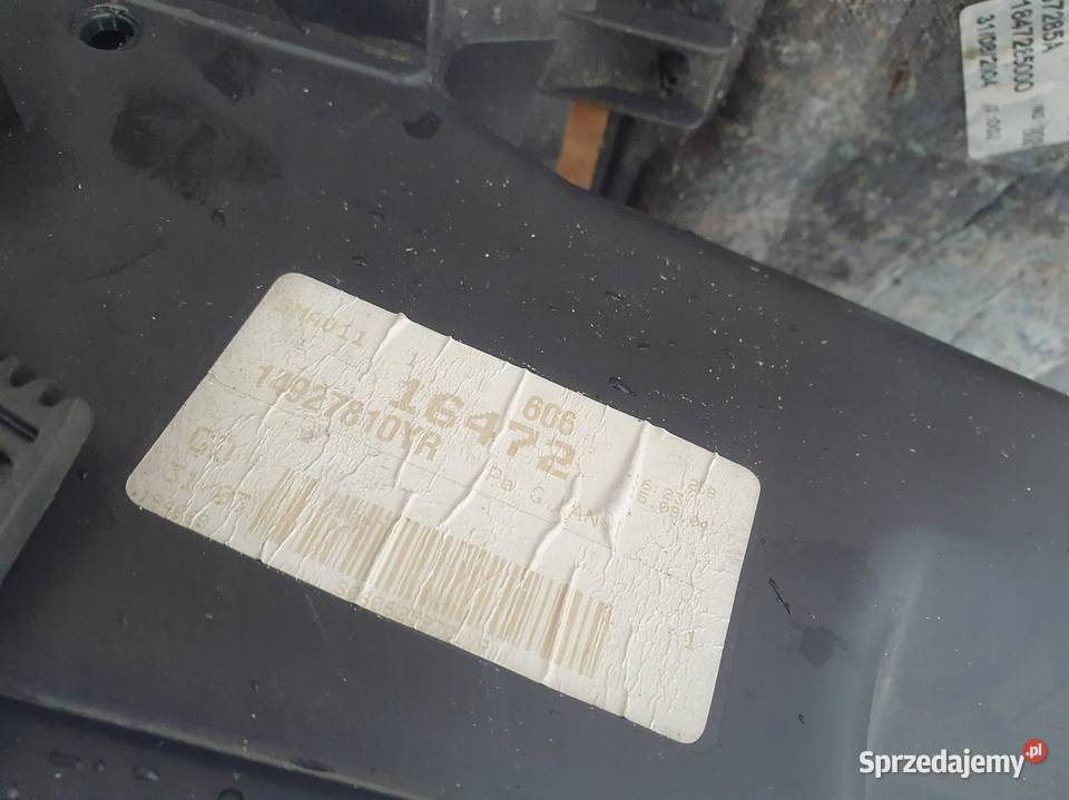 Lancia Phedra SCHOWEK PASAŻERA CZARNY DREWNO Rudka