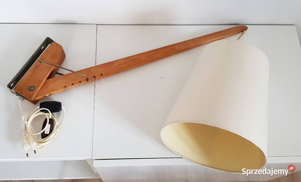 Kinkiet ZAOS K4 żuraw lata 60te Polska Antyki Ruda Śląska