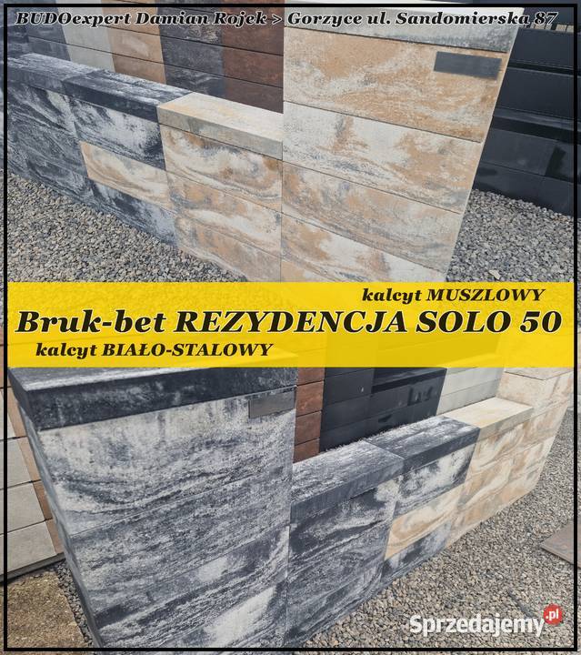 Pustak bloczek BRUKBET na ogrodzenie seria podkarpackie Stalowa Wola