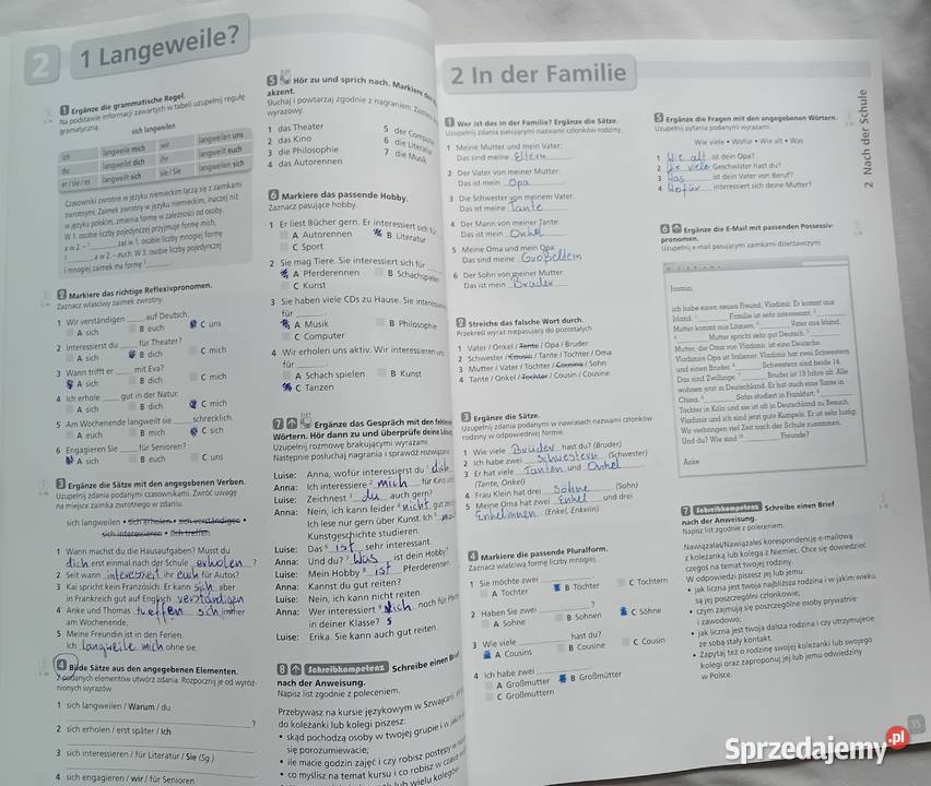 Infos aktuell 1 Język niemiecki liców i Koźminek sprzedam