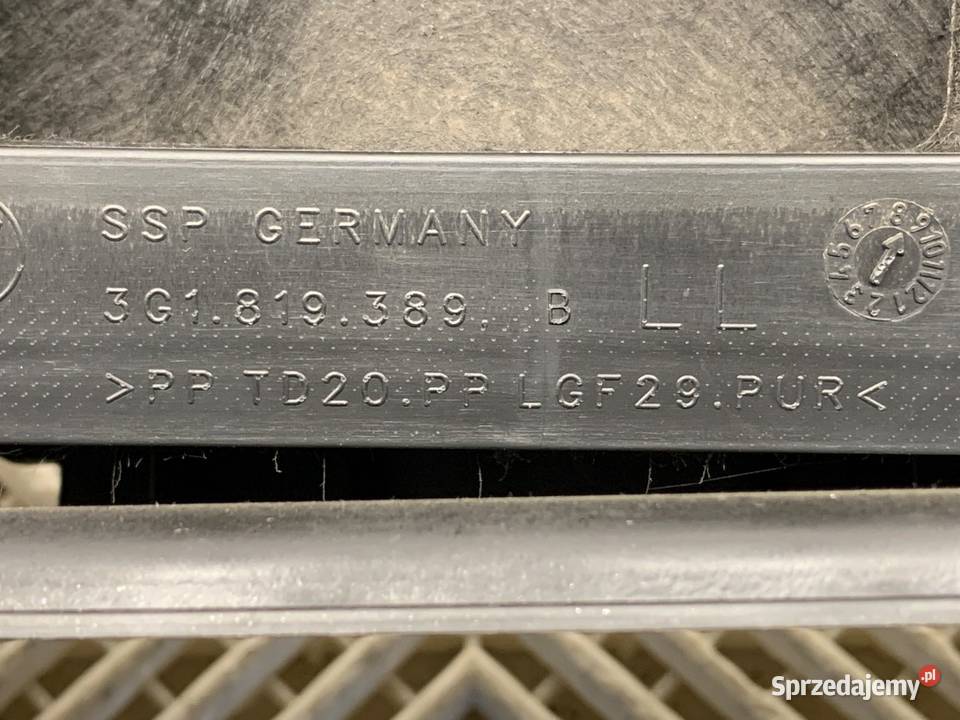 KOKPIT Z PODUSZKĄ PASAŻERA VW PASSAT B8 podkarpackie sprzedam