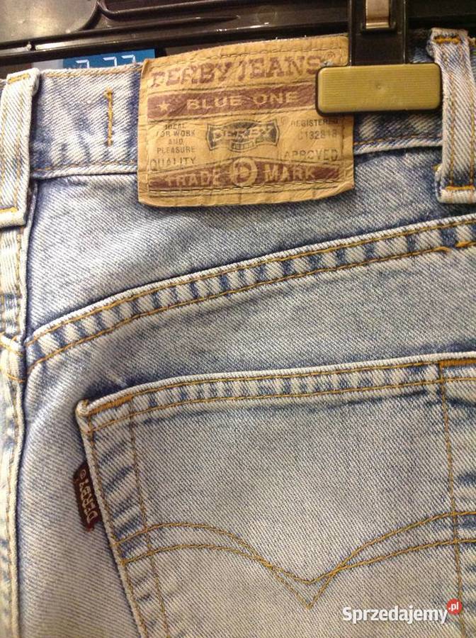 Spodnie Jeans Damskie DERBY JEANS XS niebieski Nowa Sól