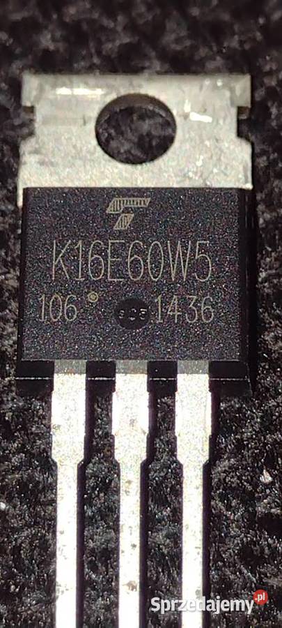 TK16E60W5 Tranzystor Nmos 600V 16A TO220 130 W Opole