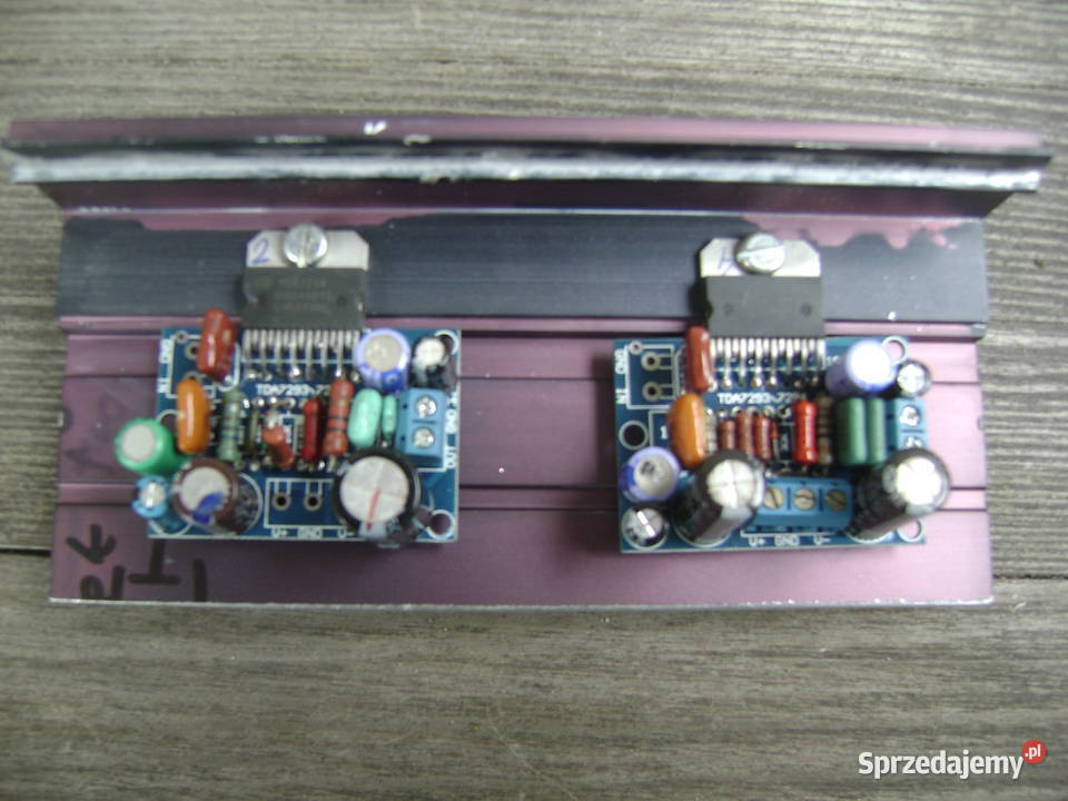 Wzmacniacz moduł 2x60W na TDA 7294 z radiatorem Cieszanów