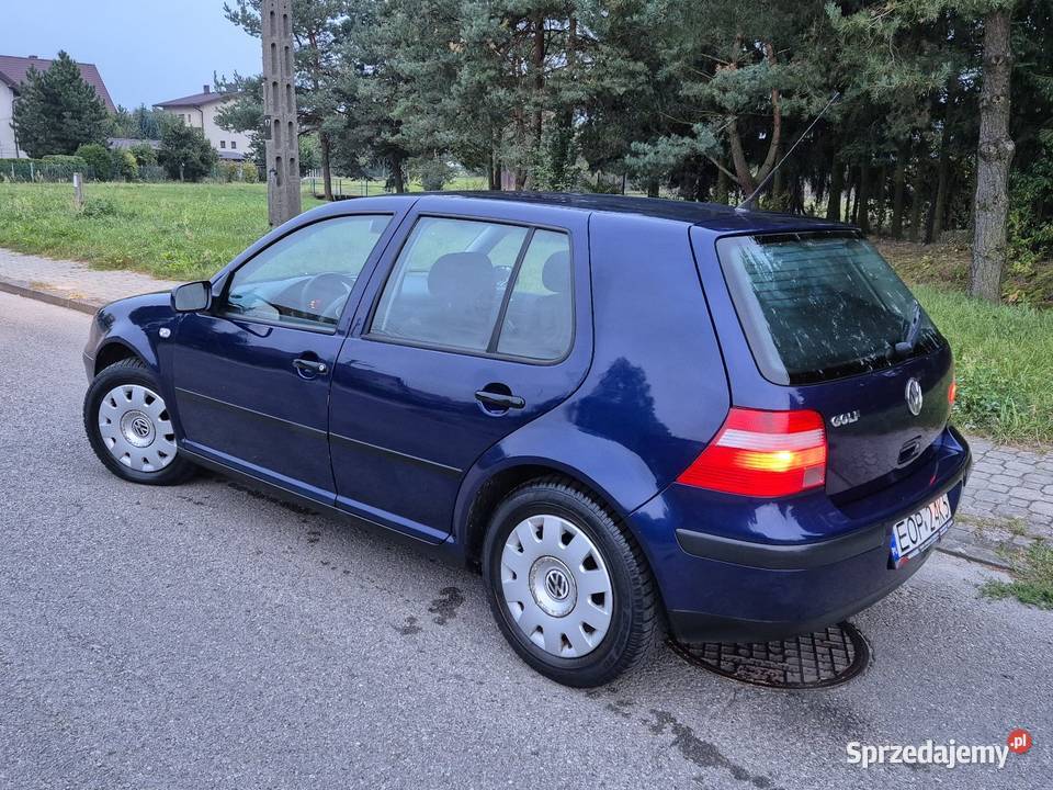 VW GOLF IV 14B ZAREJESTROWANY KLIMA ELEKTRYKA poduszka powietrzna Końskie sprzedam
