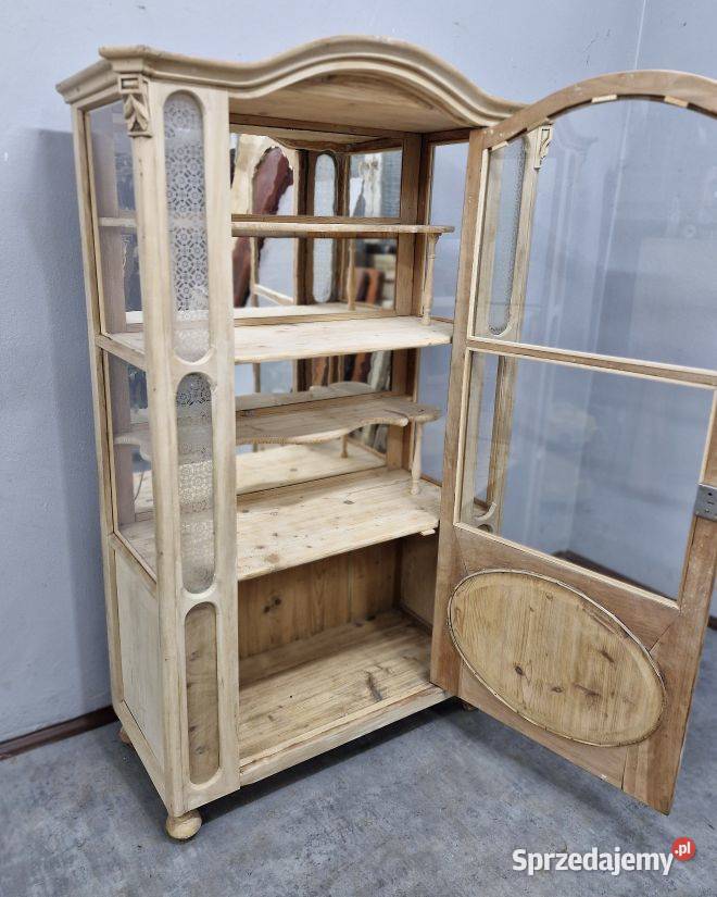 Ładna Dębowa Serwantka Ludwikowska AntykiMarki Marki