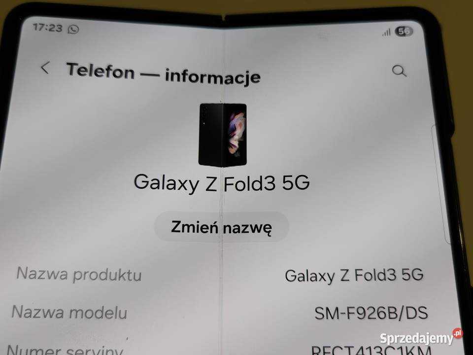 TELEFON GALAXY Z FOLD 3 16 ram 256GB Jelenia Góra