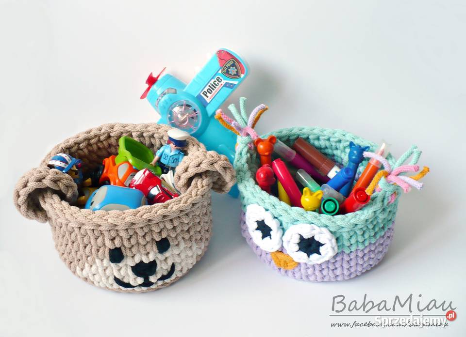 Koszyki organizery dzieci na zabawki ZWIERZĄTKA Bydgoszcz