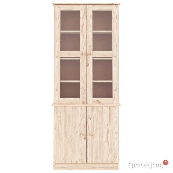 vidaXL Witryna ALTA 77x35x1865 lite drewno Dom i Ogród mazowieckie Warszawa