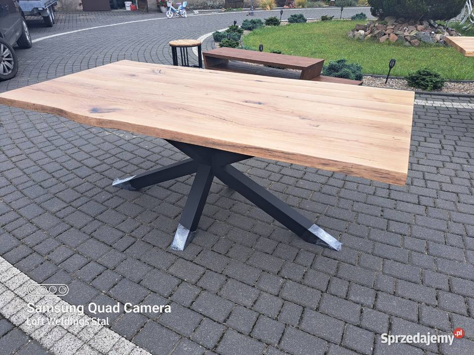 Stół dębowy 200100 rozkładany do 300 pomorskie Zblewo