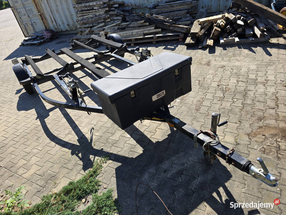 Przyczepka samochodowa na 2 skutery wodne SAM Do samochodów osobowych warmińsko-mazurskie Rudolfowo sprzedam