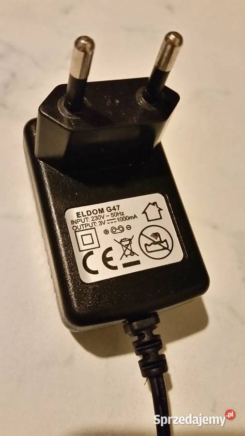 Zasilacz sieciowy ELDOM G47 3V1000mA