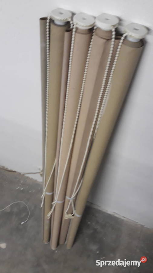 Rolety wewnętrzne używane cztery sztuki mazowieckie Izabelin B