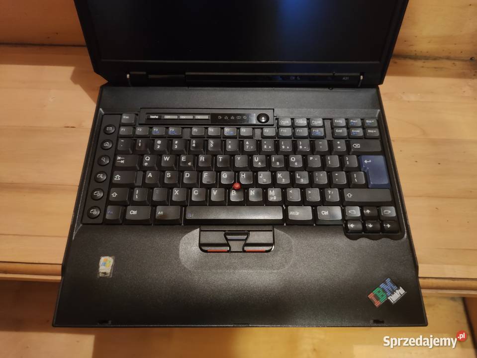 Retro Laptop IBM ThinkPad A31 dwie baterie Taktowanie 1800 Bochnia