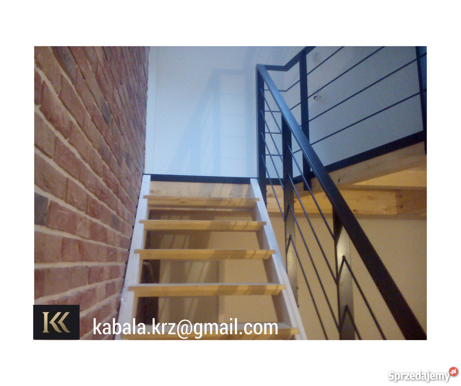 Balustrady ze stali proszkowo malowane czarne Kraków