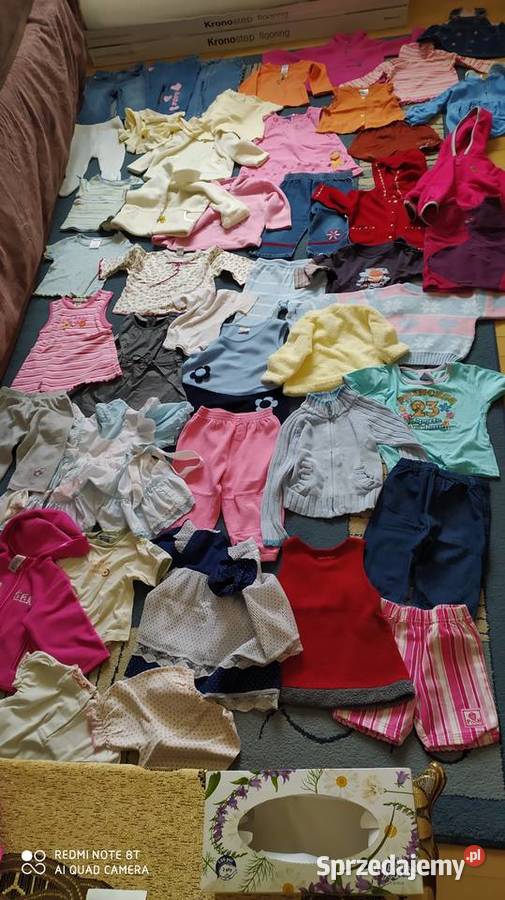 ubrania dziewczęce rozmiar 62 80 paka ubrań Rozmiar 80 Komplety i zestawy