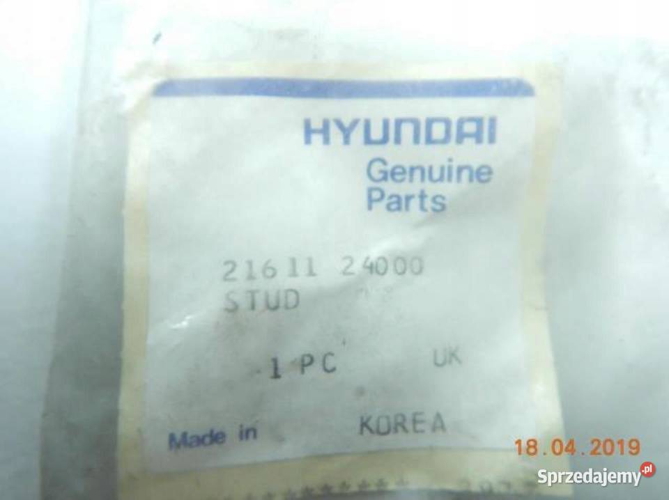 ŚRUBA MOCUJĄCA HYUNDAI EXCEL 9094 SCOUPE 9094 lubelskie