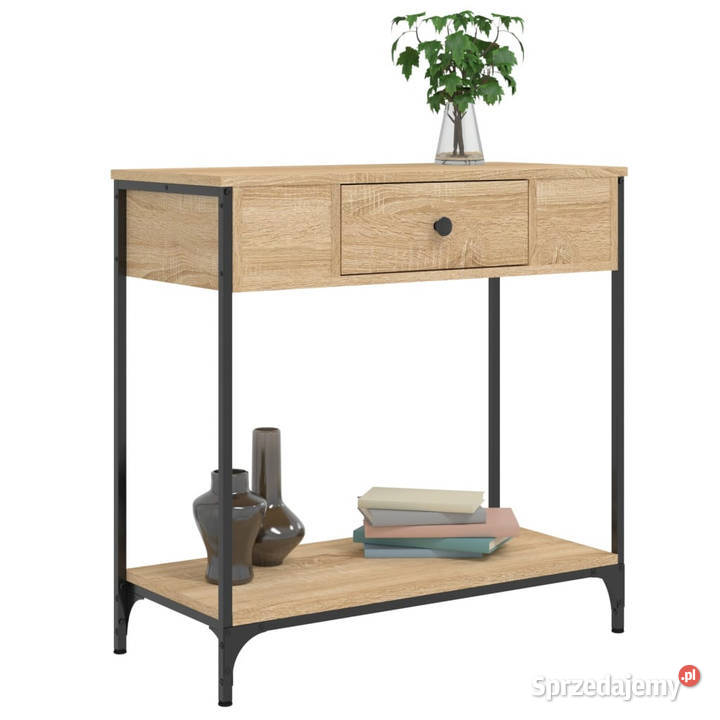 Stolik konsolowy dąb sonoma 75x345x75 WM834166 Warszawa sprzedam
