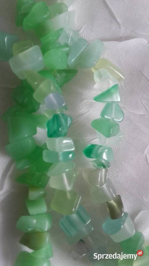 NASZYJNIK Z NATURALNYCH AWENTURYNÓW wielkopolskie