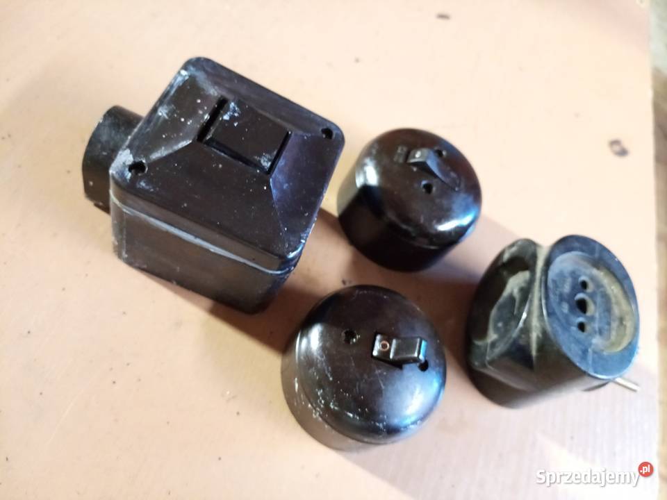 Przełącznik wyłącznik bakielit prl loft podkarpackie Stalowa Wola sprzedam