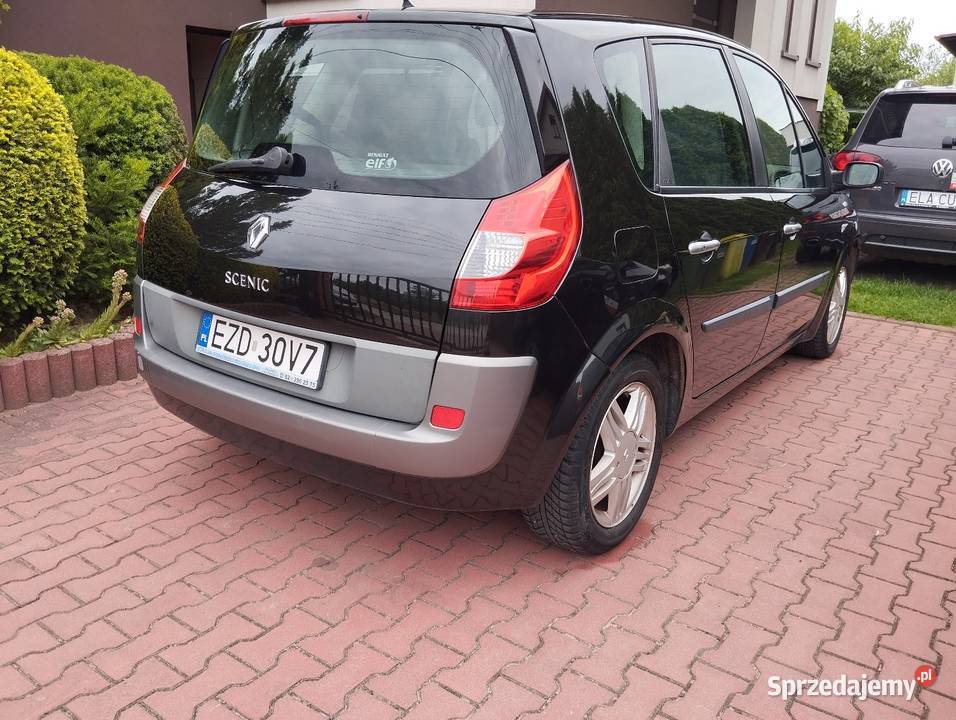 Renault Scenic II 19 dCi 130 czarny Łask sprzedam