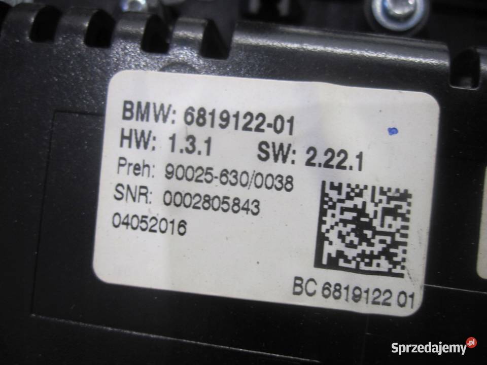 BMW F10 LIFT radio panel klimatyzacji 681912201 sprzedam