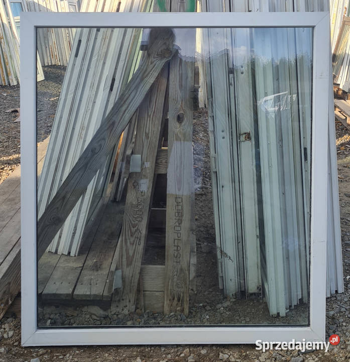 OKNA KacprzaK Witryna 116X125 FIX Używany PCV Okna i parapety mazowieckie Siedlce