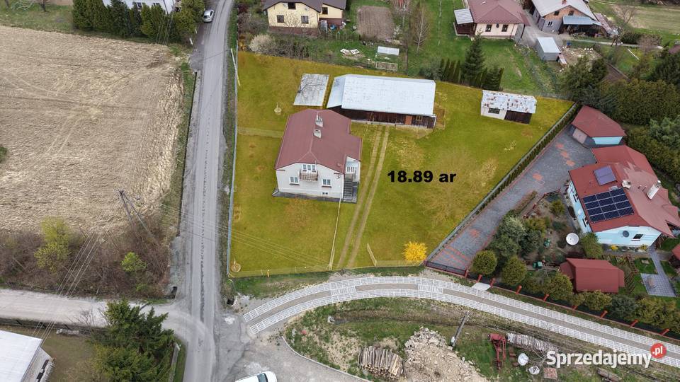 Sękowa Dom 80m2 działka 19 ar małopolskie