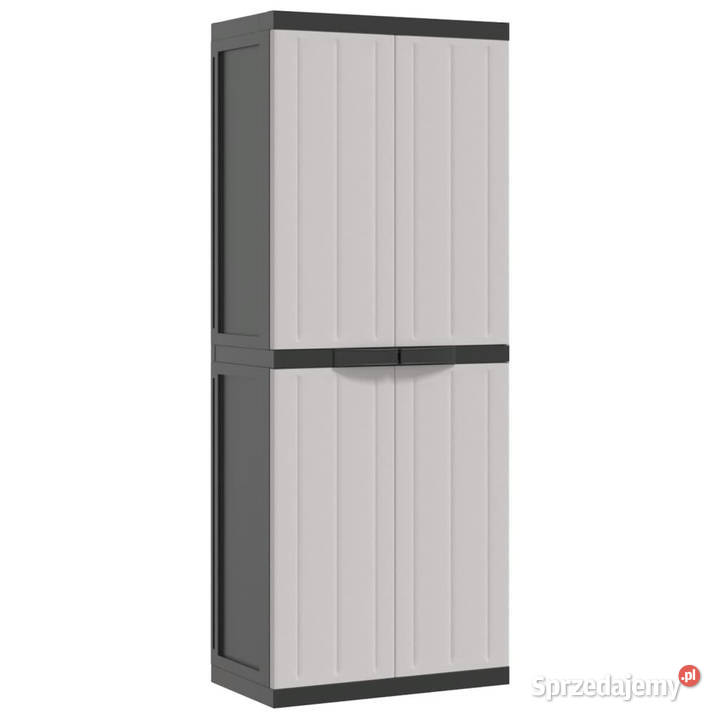 Szafka ogrodowa szaroczarna 65x37x165 PP Warszawa