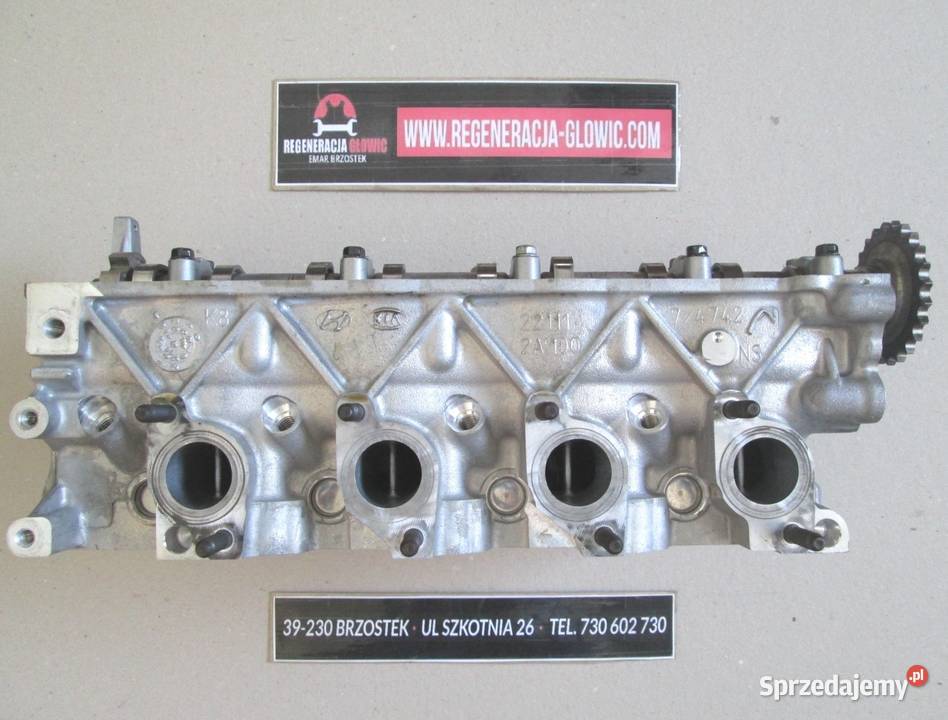 GŁOWICA Kia Hyundai 15 16 CRDi 16V D4FB Brzostek