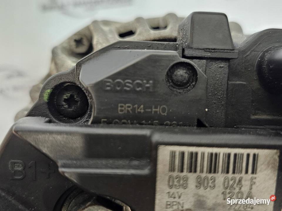 AUDI SKODA 18 T AUQ 180 alternator 038903024F osobowe