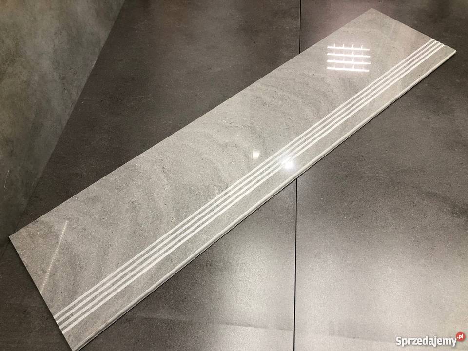 MARMUROWE schody szare płytki POLEROWANE 120X30 łódzkie Piotrków Trybunalski