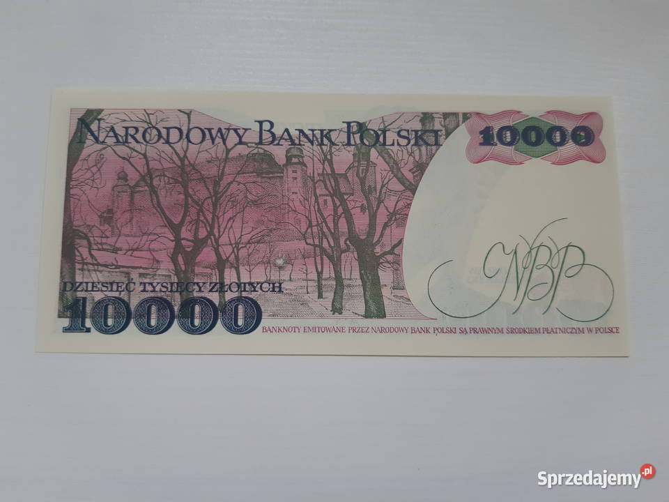 10000 1988 SERIA BS STAN UNC SERIA 5464829 Koronowo