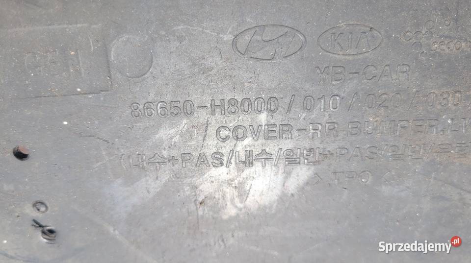 KIA RIO 4 IV DYFUZOR SPOILER DOKŁADKA ZDERZAKA Pozostałe Ruda Śląska sprzedam