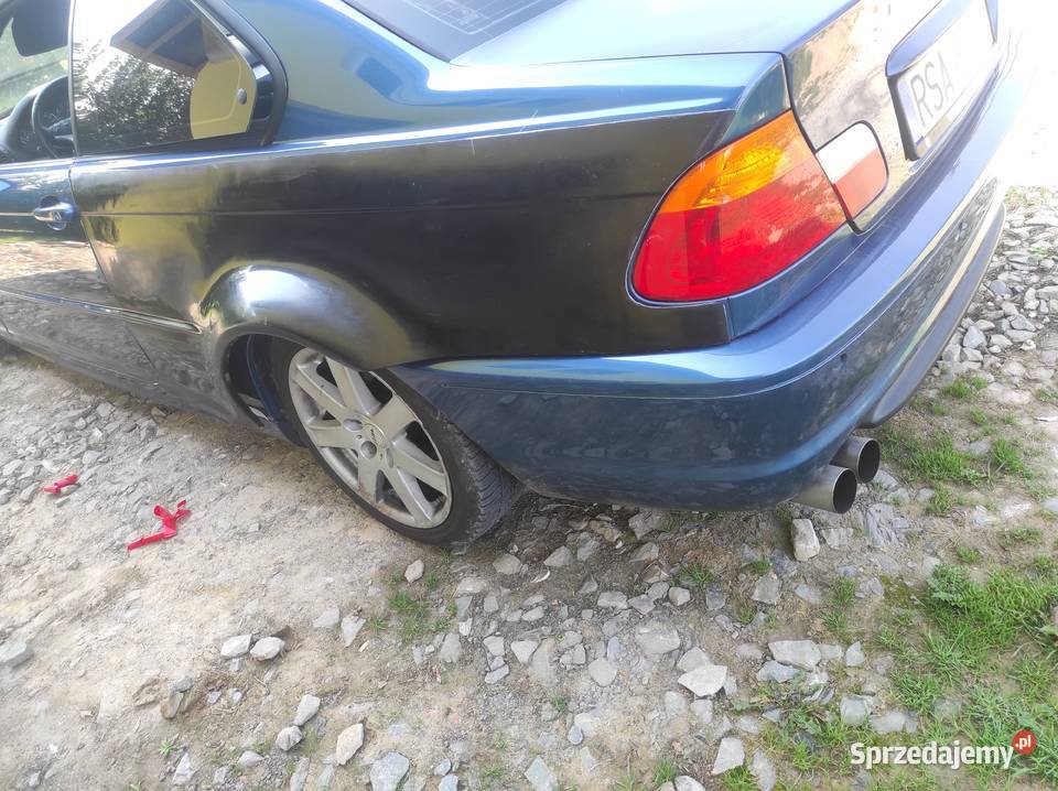 BMW E46 M3 felony błotnik tylne nakładki Sanok