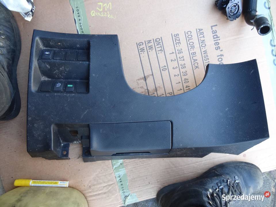 OSŁONA KONSOLI POD KIEROWNICE PANEL QASHQAI J11 Deski rozdzielcze, konsole wielkopolskie