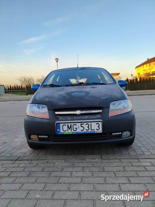 Chevrolet Kalos 14 2007 LPG GAZ nieuszkodzony lubuskie Zielona Góra