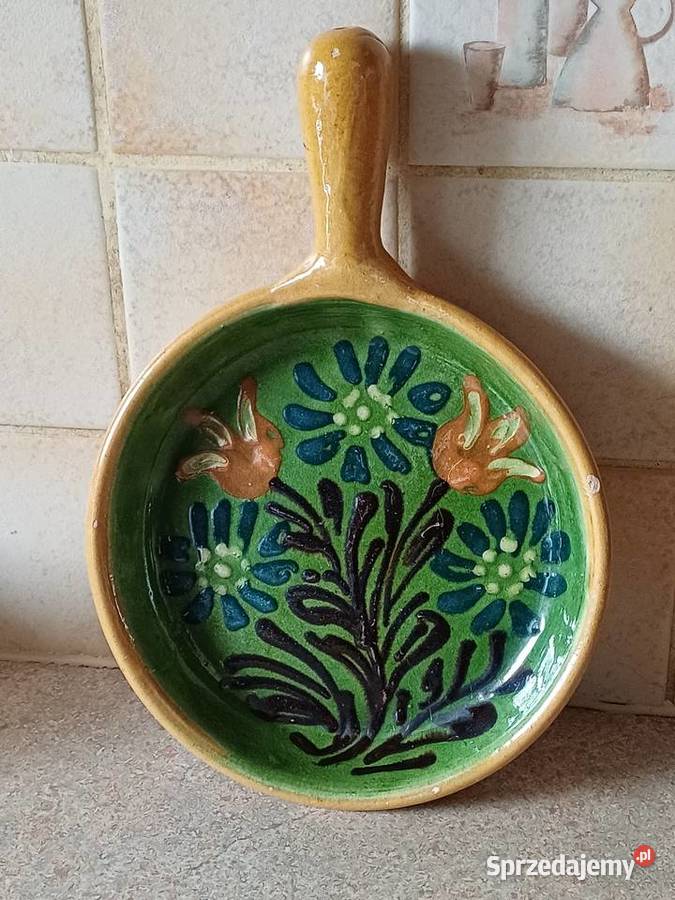 vintage patelnia ceramiczna Nowy Targ