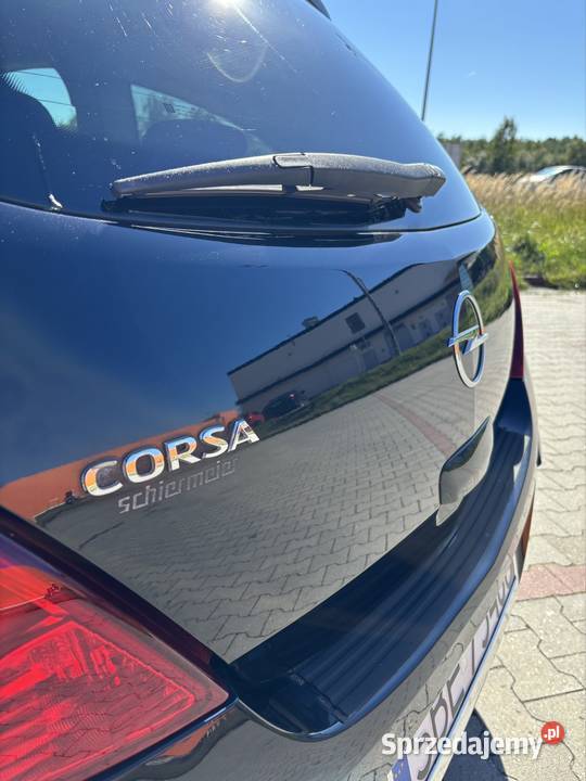 Opel Corsa D 111 2010r Czarny nieuszkodzony Samochody osobowe Siemianowice Śląskie
