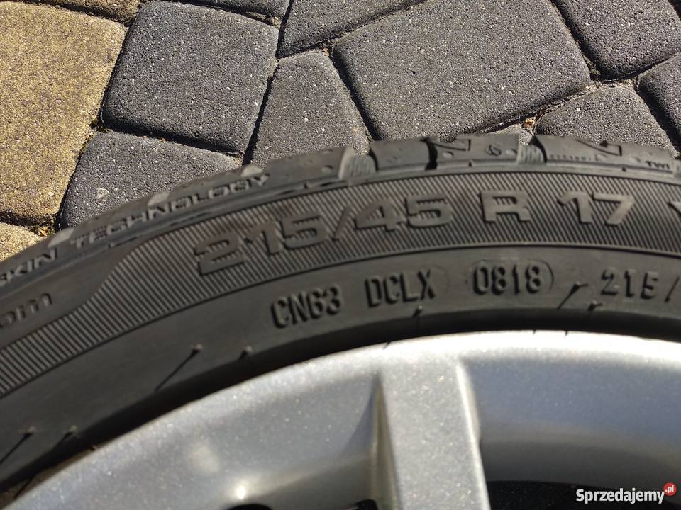 Alufelgi 17 4x98 z nowymi oponami letnimi Rok produkcji 2018 lubelskie