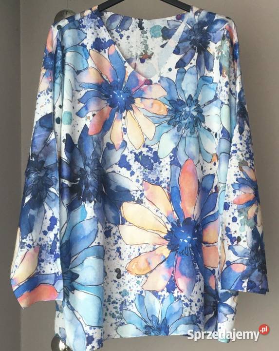 Bluzka dzianinka meszek kimono różne wzory różowy sprzedam