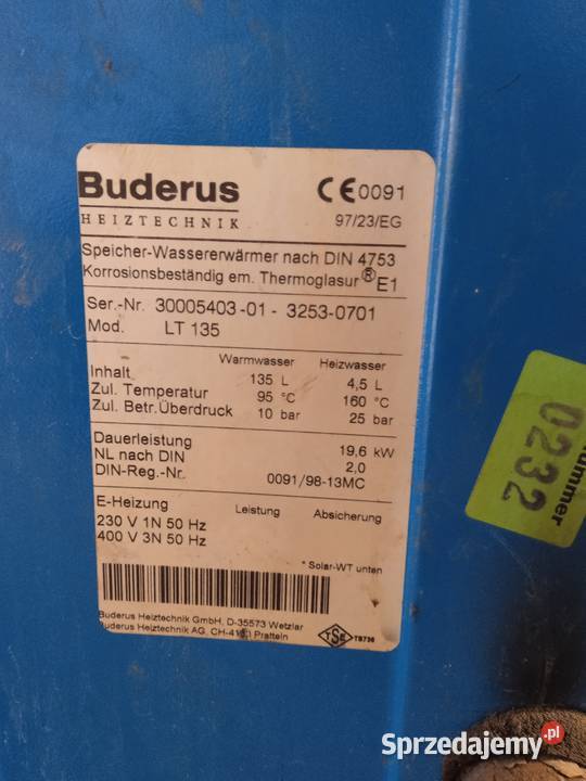 Buderus Logano G115 Wolice