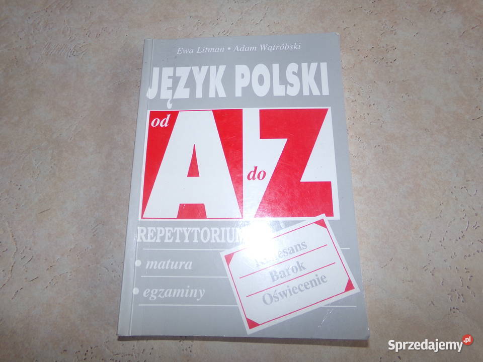 A do Z język polski repetytorium Renesans Barok