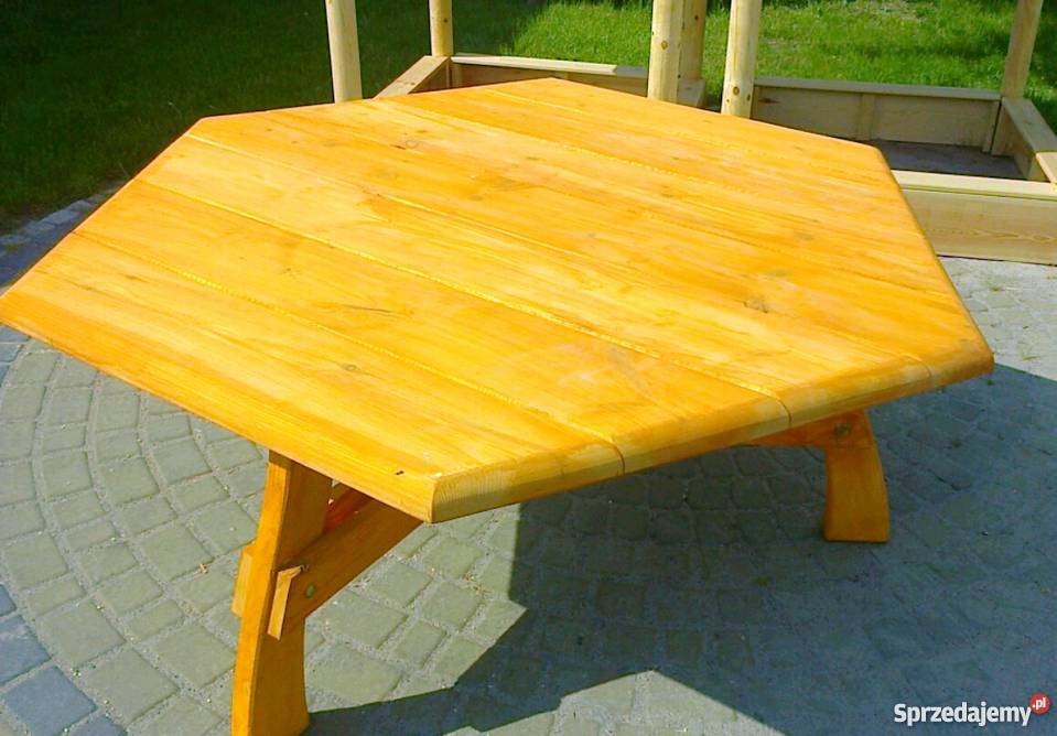 Meble ogrodowe barowe drewniane z Chojnice