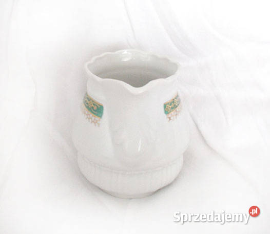 prl mlecznik z zielonym paskiem porcelanowy Szczecin
